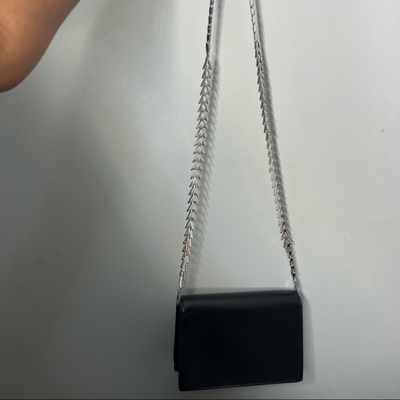 COPY - Alaia black leather bag with silver strap - Picture 10 of 10